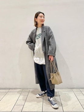 上中（kaminaka）さん（レディース・158cm）の冬コーディネート