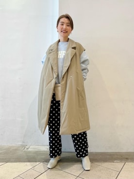 上中(kaminaka)さん(レディース・158cm)の冬コーディネート