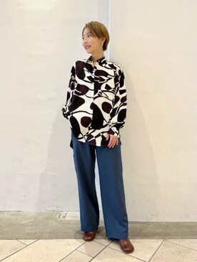 上中（kaminaka）さん（レディース・158cm）の冬コーディネート