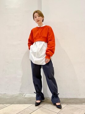 上中(kaminaka)さん(レディース・158cm)の冬コーディネート