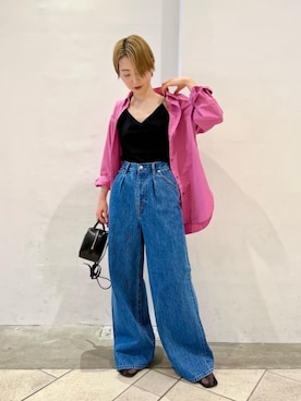 上中（kaminaka）さん（レディース・158cm）の冬コーディネート