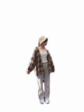 「COCO（ココ）のアイテム（ジャケット/アウター）」を使った、utyautyausagiさん（レディース・160cm）の冬コーディネート