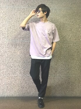 橋本裕太さん（メンズ・180cm）の夏コーディネート