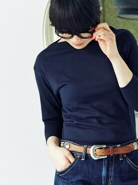 「L'Ancre（アンカー）のアイテム」を使った、minoriTY-fun LOOKさん（レディース・163cm）の春コーディネート