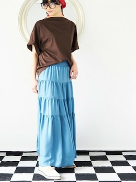 「レトロ」｜「アイテム（スリッポン）」を使った、minoriTY-fun LOOKさん（レディース・163cm）の春コーディネート