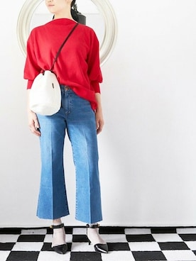 「20/80（テゥエンティーエイティー）のアイテム」を使った、minoriTY-fun LOOKさん（レディース・163cm）の秋コーディネート