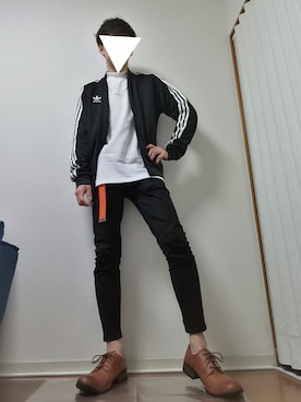 「バブーシュ」｜「アイテム（ブルゾン）」を使った、光さん（メンズ・167cm）の秋コーディネート