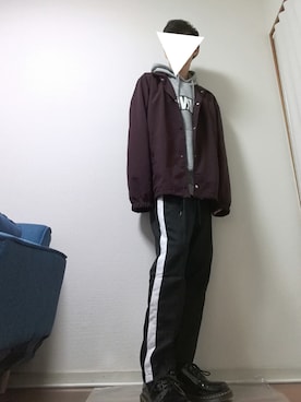 「マーチン」｜「アイテム（その他アウター）」を使った、光さん（メンズ・167cm）の秋コーディネート