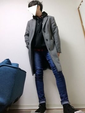 光さん（メンズ・167cm）の冬コーディネート