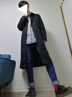 「マーチン」｜「アイテム（その他アウター）」を使った、光さん（メンズ・167cm）の春コーディネート