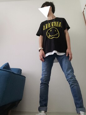 「NIRVANA」｜「アイテム（アクセサリー）」を使った、光さん（メンズ・167cm）の夏コーディネート