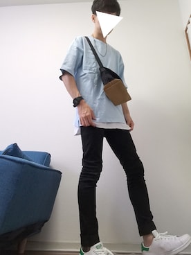 「スタンスミス」｜光さん（メンズ・167cm）の秋コーディネート