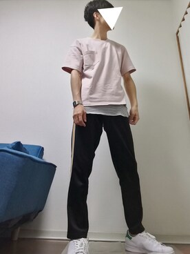 「スタンスミス」｜光さん（メンズ・167cm）の秋コーディネート