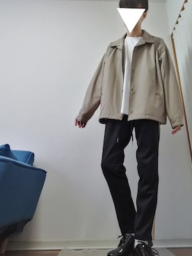 「白靴下」｜「アイテム（その他アウター）」を使った、光さん（メンズ・167cm）の秋コーディネート