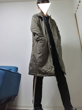 「LIDNM（リドム）のアイテム（モッズコート）」を使った、光さん（メンズ・167cm）の秋コーディネート