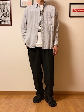 服好きな会社員さん（メンズ・183cm）の夏コーディネート