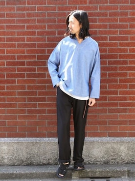 「アイテム（シューズ）」を使った、Yasさん（メンズ・173cm）の春コーディネート