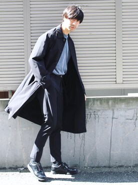 「Danner（ダナー）のアイテム（ドレスシューズ）」を使った、Yasさん（メンズ・173cm）の春コーディネート