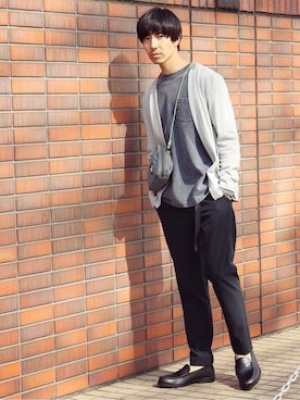 「bach（バッハ）のアイテム」を使った、Yasさん（メンズ・173cm）の春コーディネート