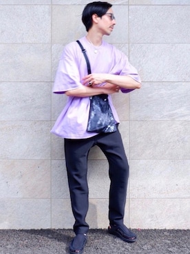 「HERMES（エルメス）のアイテム」を使った、Yasさん（メンズ・173cm）の春コーディネート