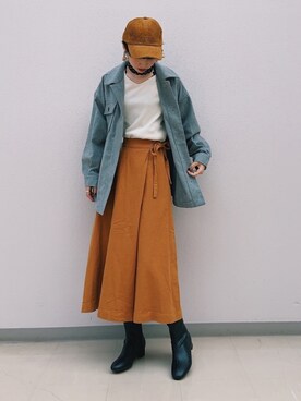 よここさん（レディース・168cm）の秋コーディネート
