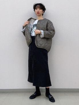 「おうちファッション」｜よここさん（レディース・168cm）の春コーディネート