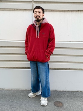 「Right-on（ライトオン）のアイテム（その他アウター）」を使った、ヒゲ太朗さん（メンズ・172cm）の秋コーディネート