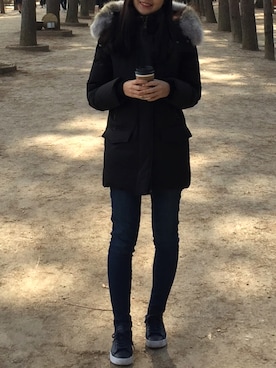 「Mackage（マッカージュ）のアイテム（ジャケット/アウター）」を使った、jessieさん（レディース・165cm）の冬コーディネート