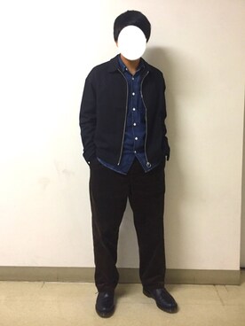 「Dr. Martens（ドクターマーチン）のDR.MARTENS / ドクターマーチン : WINGTIP BROGUE #（ドレスシューズ）」を使った、ずまさん（メンズ・167cm）の秋コーディネート