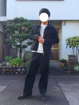 「Dr. Martens（ドクターマーチン）のDR.MARTENS / ドクターマーチン : WINGTIP BROGUE #（ドレスシューズ）」を使った、ずまさん（メンズ・167cm）の冬コーディネート