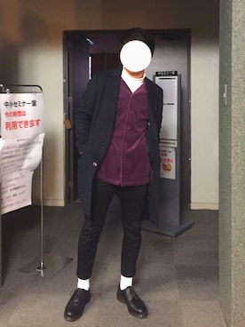 「Dr. Martens（ドクターマーチン）のDR.MARTENS / ドクターマーチン : WINGTIP BROGUE #（ドレスシューズ）」を使った、ずまさん（メンズ・167cm）の冬コーディネート