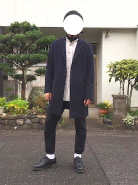 「Dr. Martens（ドクターマーチン）のDR.MARTENS / ドクターマーチン : WINGTIP BROGUE #（ドレスシューズ）」を使った、ずまさん（メンズ・167cm）の冬コーディネート