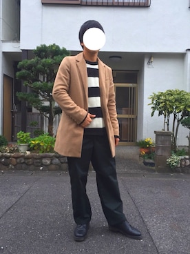 「Dr. Martens（ドクターマーチン）のDR.MARTENS / ドクターマーチン : WINGTIP BROGUE #（ドレスシューズ）」を使った、ずまさん（メンズ・167cm）の冬コーディネート