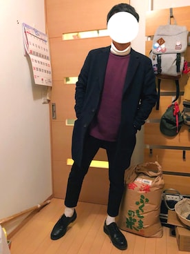 「Dr. Martens（ドクターマーチン）のDR.MARTENS / ドクターマーチン : WINGTIP BROGUE #（ドレスシューズ）」を使った、ずまさん（メンズ・167cm）の冬コーディネート