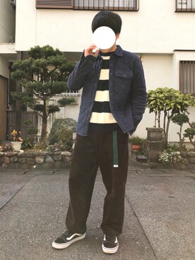 「SENSE OF PLACE by URBAN RESEAR」｜「アイテム（ブルゾン）」を使った、ずまさん（メンズ・167cm）の冬コーディネート
