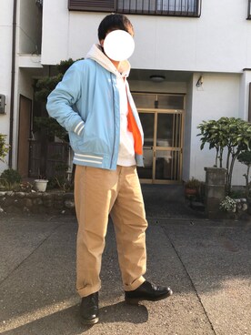 「Dr. Martens（ドクターマーチン）のDR.MARTENS / ドクターマーチン : WINGTIP BROGUE #（ドレスシューズ）」を使った、ずまさん（メンズ・167cm）の春コーディネート