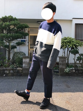 「Dr. Martens（ドクターマーチン）のDR.MARTENS / ドクターマーチン : WINGTIP BROGUE #（ドレスシューズ）」を使った、ずまさん（メンズ・167cm）の春コーディネート