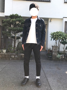 「Dr. Martens（ドクターマーチン）のDR.MARTENS / ドクターマーチン : WINGTIP BROGUE #（ドレスシューズ）」を使った、ずまさん（メンズ・167cm）の春コーディネート