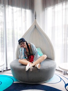 「IRO（イロ）のアイテム」を使った、Victoriajhoさん（レディース・172cm）の秋コーディネート