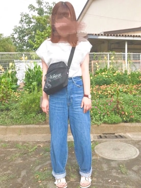 「ぽっちゃり、夏」｜「アイテム（腕時計）」を使った、nae＊°さん（レディース・154cm）の夏コーディネート
