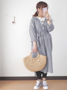 nae＊°さん（レディース・154cm）の春コーディネート