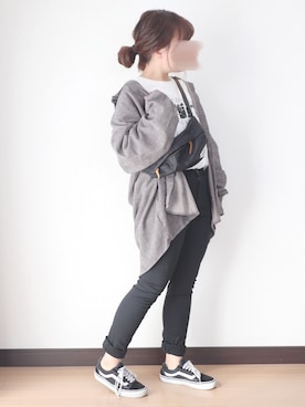 「SUGAR BISKET（シュガービスケット）のアイテム（チュニック）」を使った、nae＊°さん（レディース・154cm）の秋コーディネート