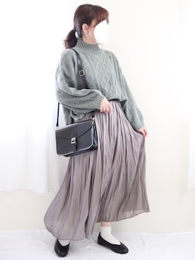 「アンポケット」｜nae＊°さん（レディース・154cm）の秋コーディネート