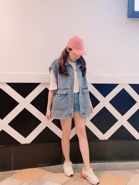 「Taobao」｜「アイテム（その他アウター）」を使った、Zona肉娜さん（レディース・162cm）の夏コーディネート