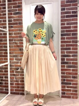 「asknowas pinky」｜ikedaさん（レディース・165cm）の夏コーディネート