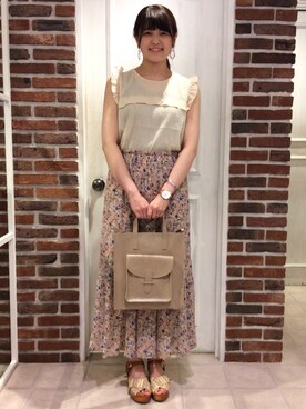 「asknowas pinky」｜ikedaさん（レディース・165cm）の夏コーディネート