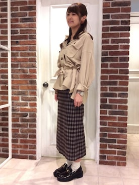 「asknowas pinky」｜ikedaさん（レディース・165cm）の秋コーディネート