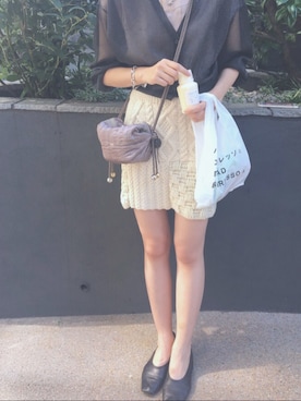 「Another Edition」｜「アイテム（パンプス）」を使った、mnmさん（レディース・163cm）の秋コーディネート