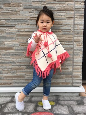 「babyGAP（babyGAP）のアイテム（スニーカー、ホワイト系）」を使った、riyo1204さん（レディース）の春コーディネート