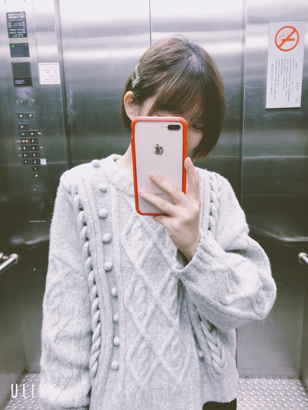 「ootd、ootdtw、ootdfashion、mamafashion、mamastyle、H&M、outfit」｜「H&Mのアイテム（ニット/セーター、グレー系）」を使った、____慕·Mu____さん（レディース・159cm）の冬コーディネートの1枚目の写真